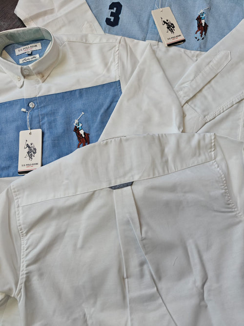 Premium Men's Color Block Casual Shirt