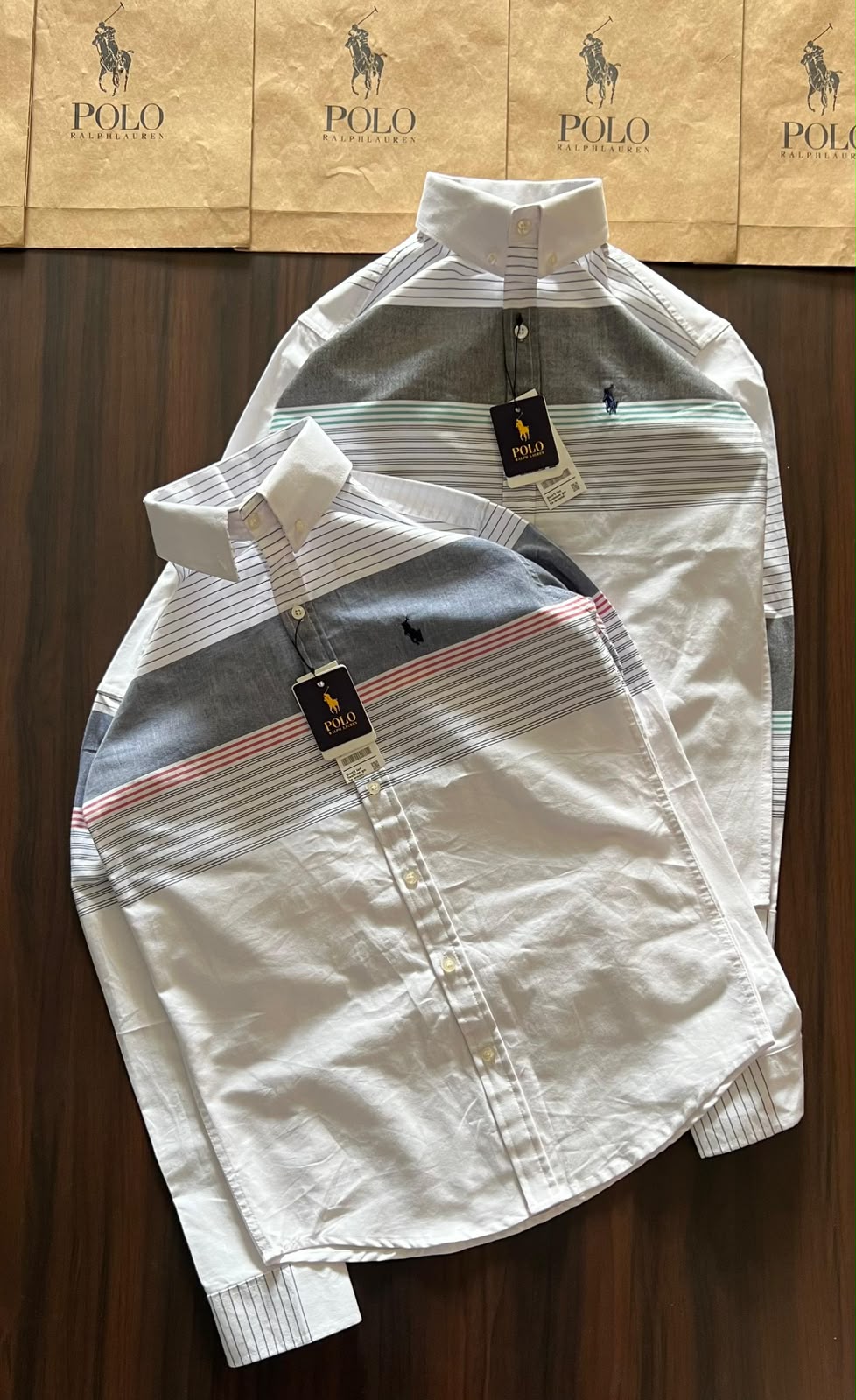 Premium Oxford Cotton Striped Casual Shirt for Men | Multi-Stripe Collection