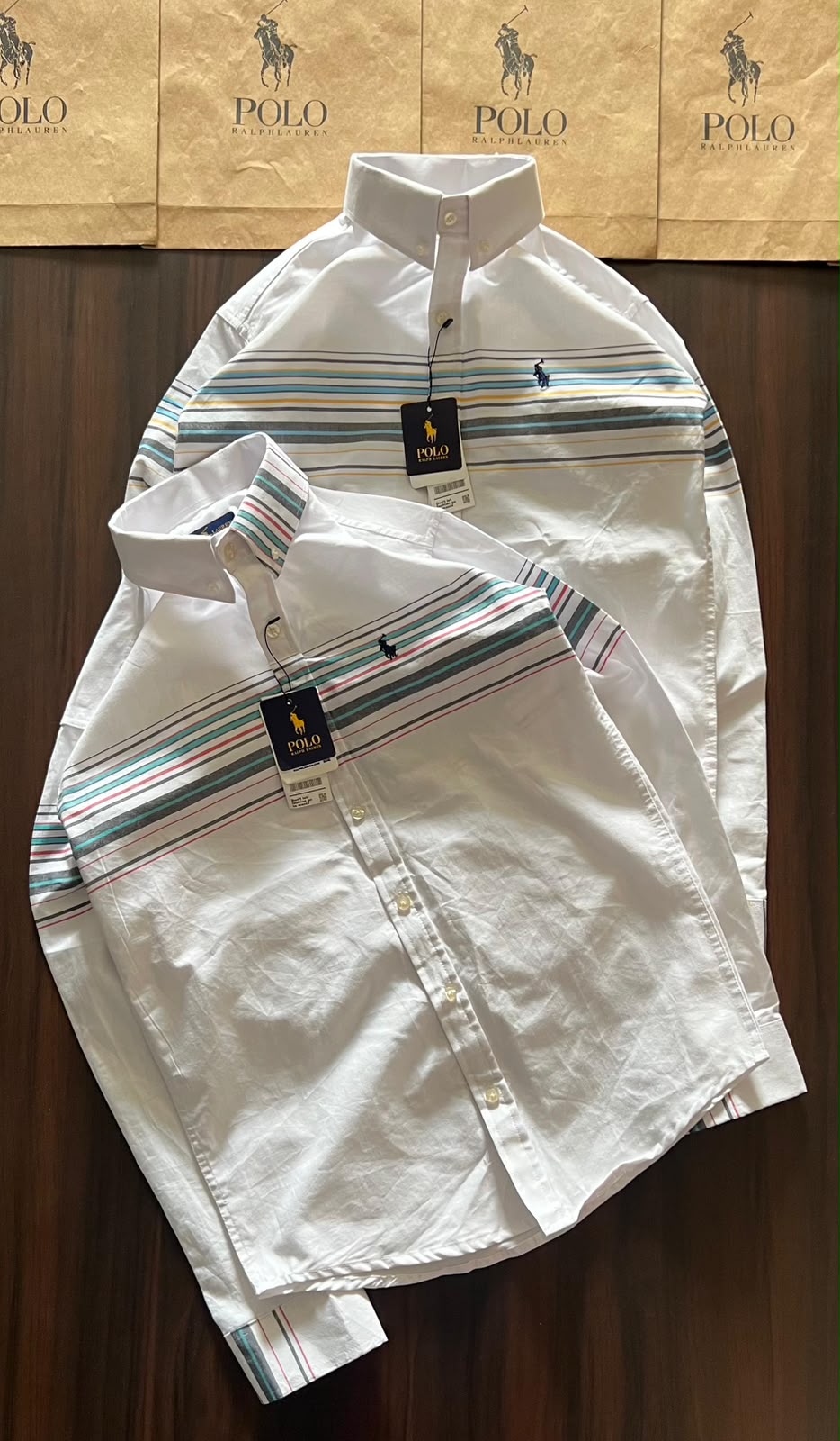 Premium Oxford Cotton Striped Casual Shirt for Men | Multi-Stripe Collection