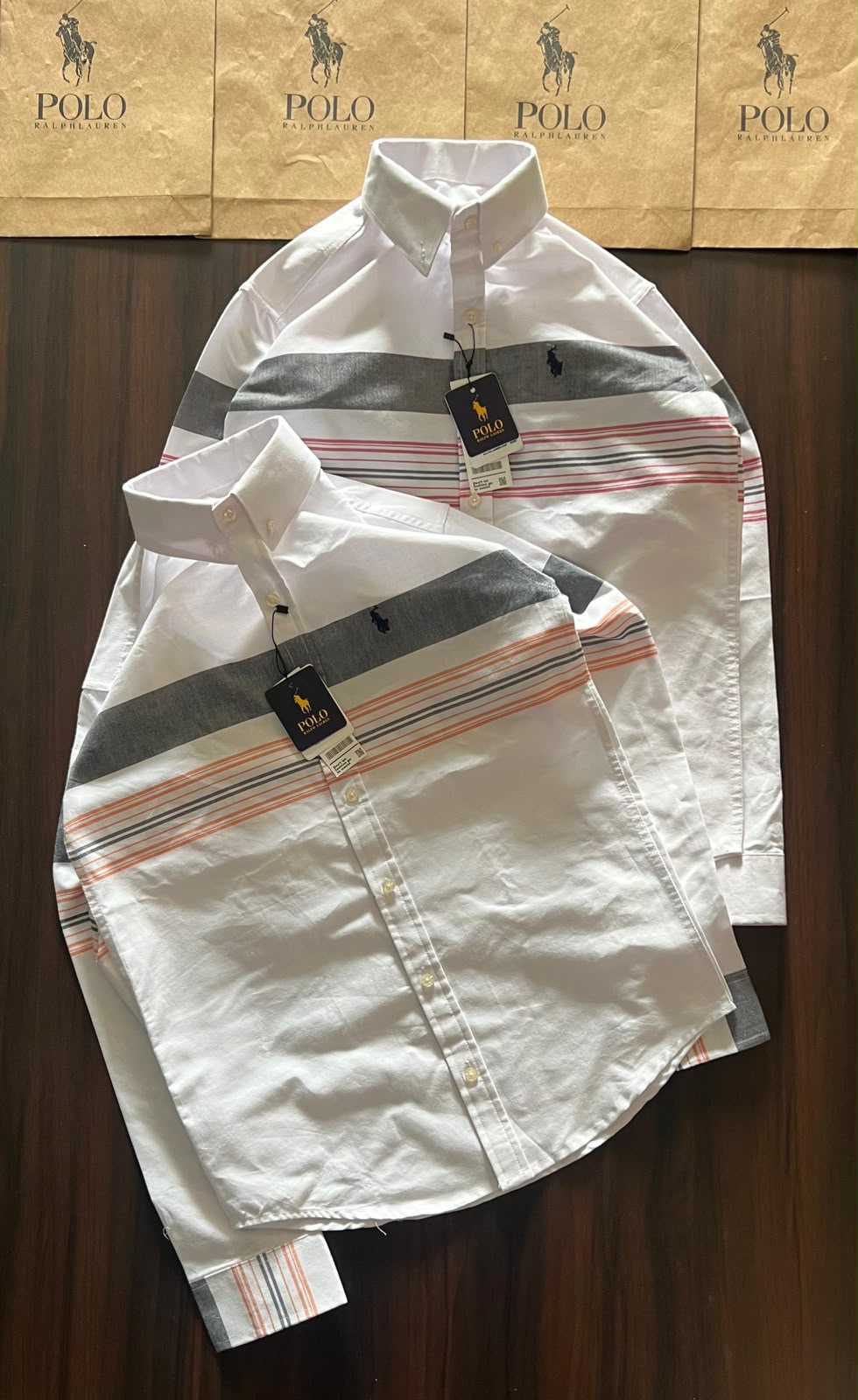 Premium Oxford Cotton Striped Casual Shirt for Men | Multi-Stripe Collection