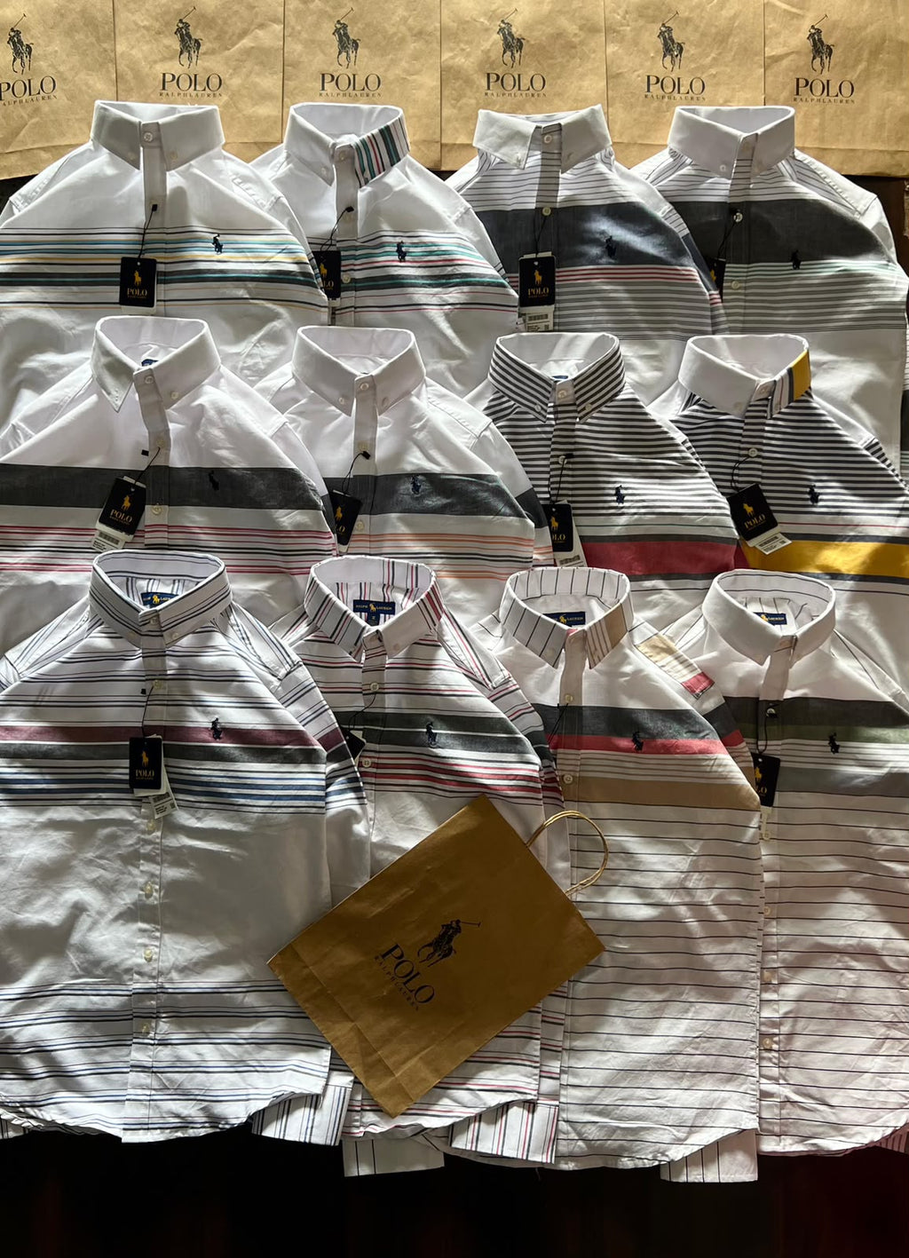 Premium Oxford Cotton Striped Casual Shirt for Men | Multi-Stripe Collection